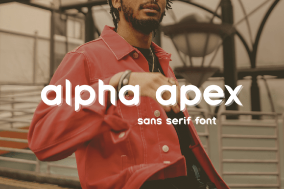Alpha Apex: A Modern Typeface for Editorial Design and Branding