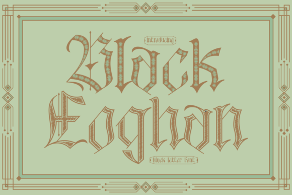 Black Eoghan: The Premium Blackletter Typeface for Authentic Branding