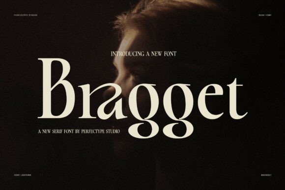 Bragget Typeface: A Luxurious Serif for Digital Branding