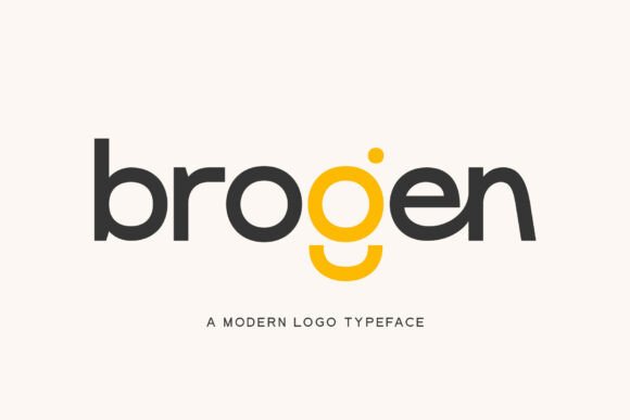 Brogen: The Modern Sans Serif Font for Handmade Branding