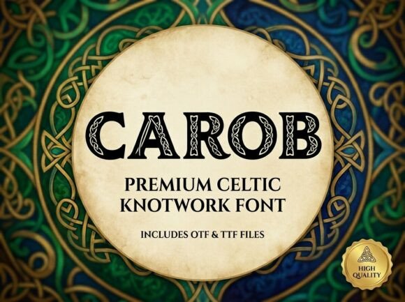 Carob: A Monumental Display Typeface for Bold Editorial Design