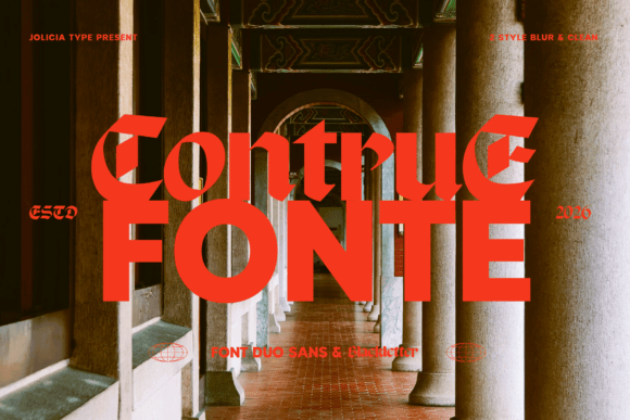 Contrue Duo: The Bold Typeface for Scroll-Stopping Campaigns