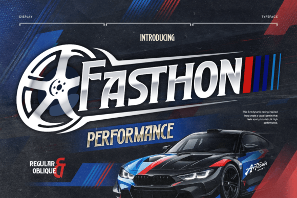 Fasthon: The Bold Serif Typeface for High-Energy Crafts