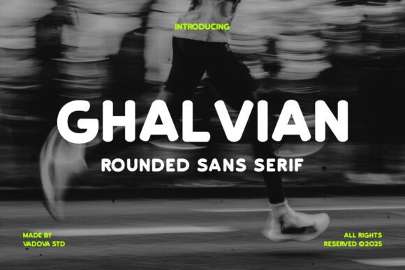 Ghalvian: The Bold Sans Serif Font for High-Impact Campaigns