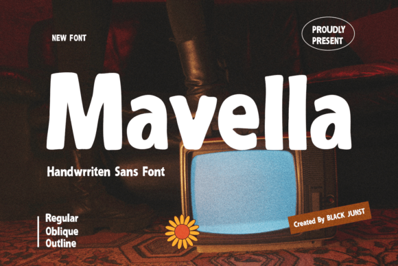 Mavella: A Handwritten Sans Serif Font for Modern Web Design