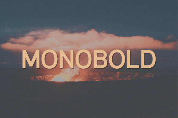 Monobold: The Modern Typeface for Handmade Shop Branding