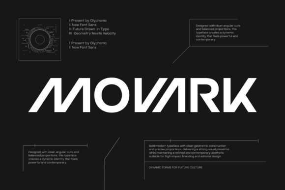 Movark: The Bold Sans Serif Typeface for Modern Brand Identity