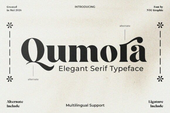 Qumora: The Serif Typeface That Elevates Small Business Branding