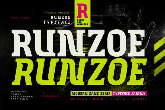 Runzoe: The Bold Sans Serif Typeface for High-Impact Campaigns