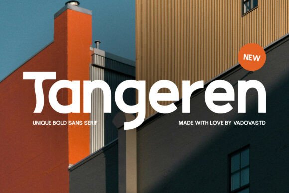 Tangeren: The Bold Sans Serif Font for Stronger Brand Identity