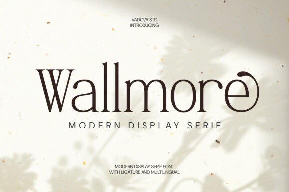 Wallmore: The Modern Serif Typeface for Elevating Web Design