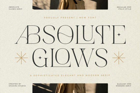 Why Absolute Glows Is the Premium Serif Font for Modern Web Design