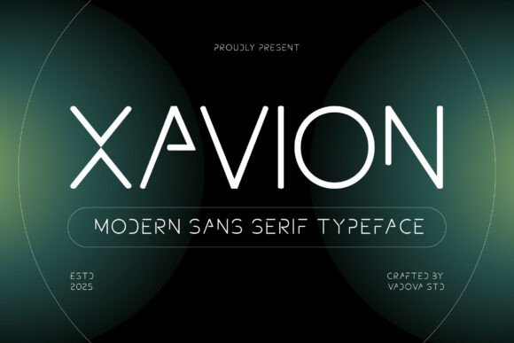Xavion: The Futuristic Sans Serif Typeface for Modern Campaigns